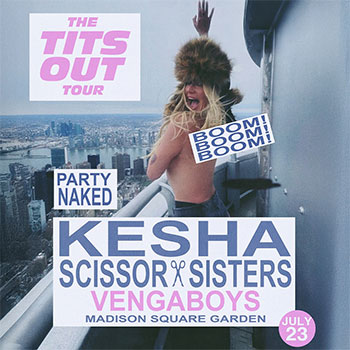 Kesha and Scissor Sisters : The Tits Out Tour - Madison Square Garden, New York (2025)