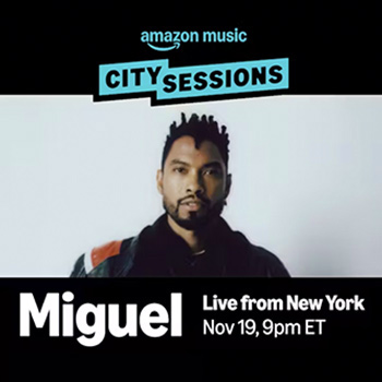 Miguel : Amazon City Sessions - Intel Experience Store, New York (2025)